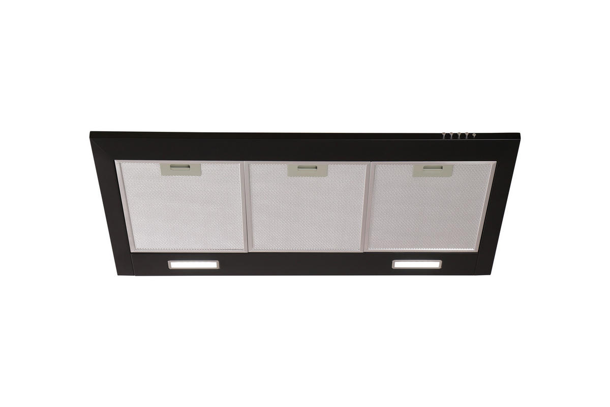 DUNSTABZUGSHAUBE CH22055-90S  - Schwarz, Basics, Metall (90/58-96/47,5cm) - Respekta