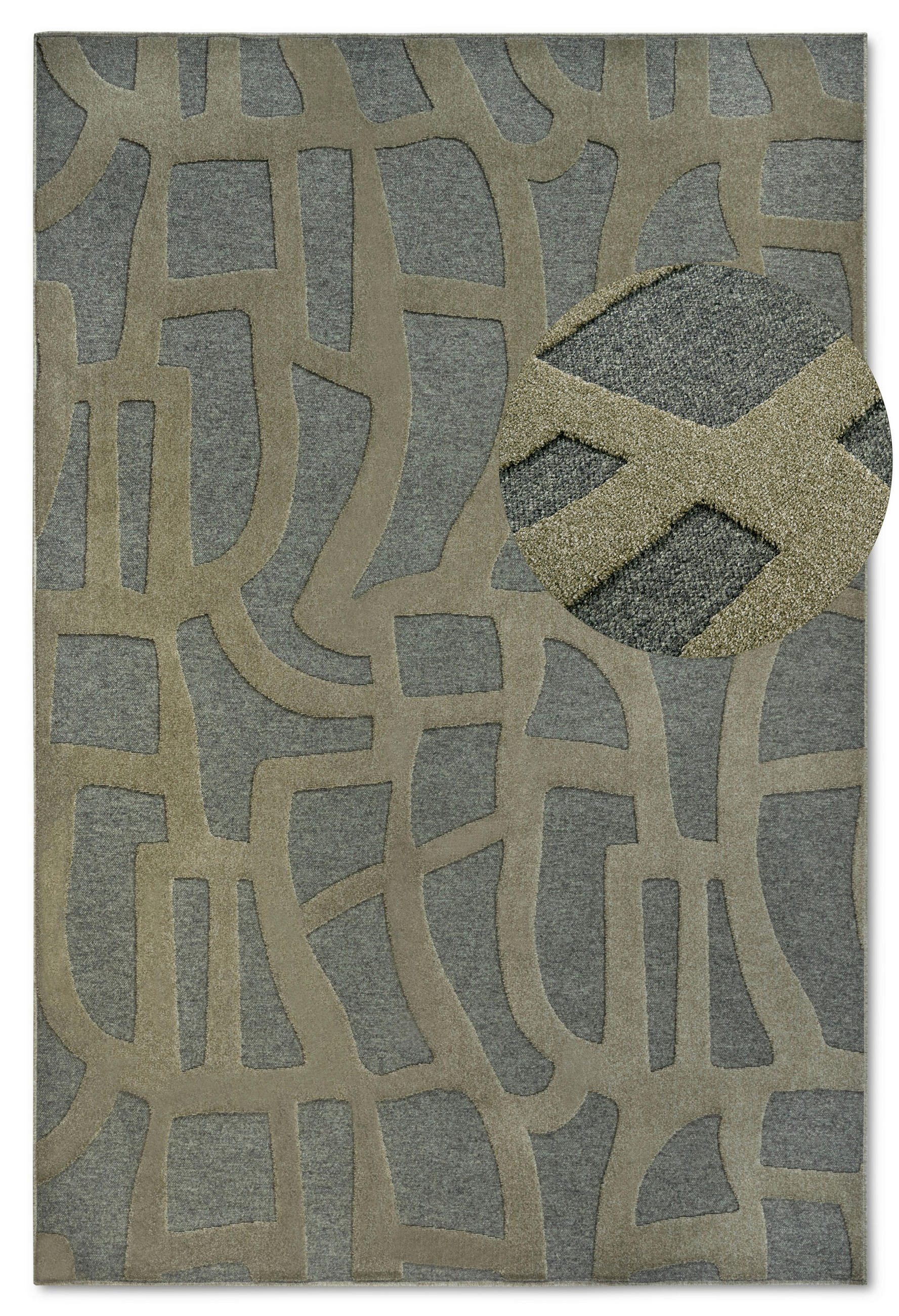 FLACHWEBETEPPICH Wohnzimmer 200/290 cm Kollektion 1879 Waldgrün rechteckig  - Waldgrün, Design, Textil (200/290cm) - Villeroy & Boch