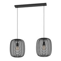 HÄNGELEUCHTE Rinroe 90/33/110 cm  - Schwarz, KONVENTIONELL, Metall (90/33/110cm) - Eglo