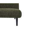SCHLAFSOFA Webstoff Grün  - Schwarz/Grün, Design, Holz/Textil (184/80/87cm) - Carryhome