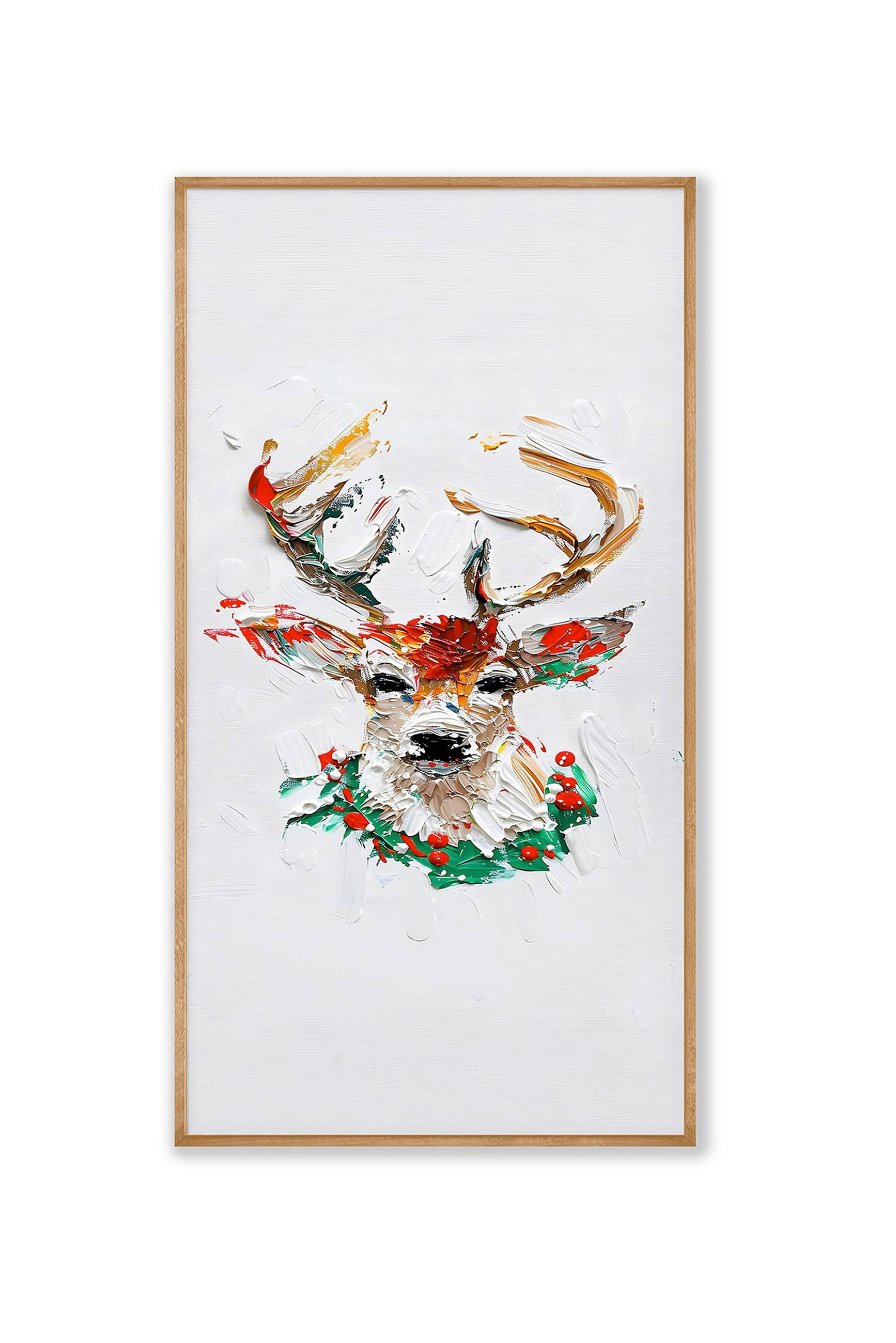 X-Mas Leinwandbild Artnwydky8-50120 Mehrfarbig 120x50 cm