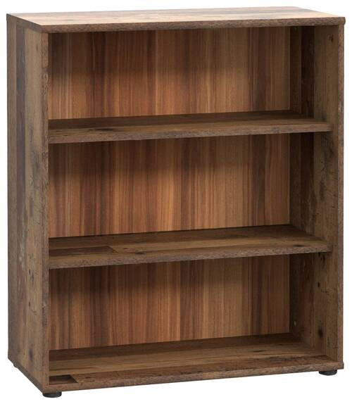 REGAL  73,7/85,5/34,8 cm Dunkelbraun, Graubraun  - Dunkelbraun/Graubraun, Design, Holzwerkstoff (73,7/85,5/34,8cm)