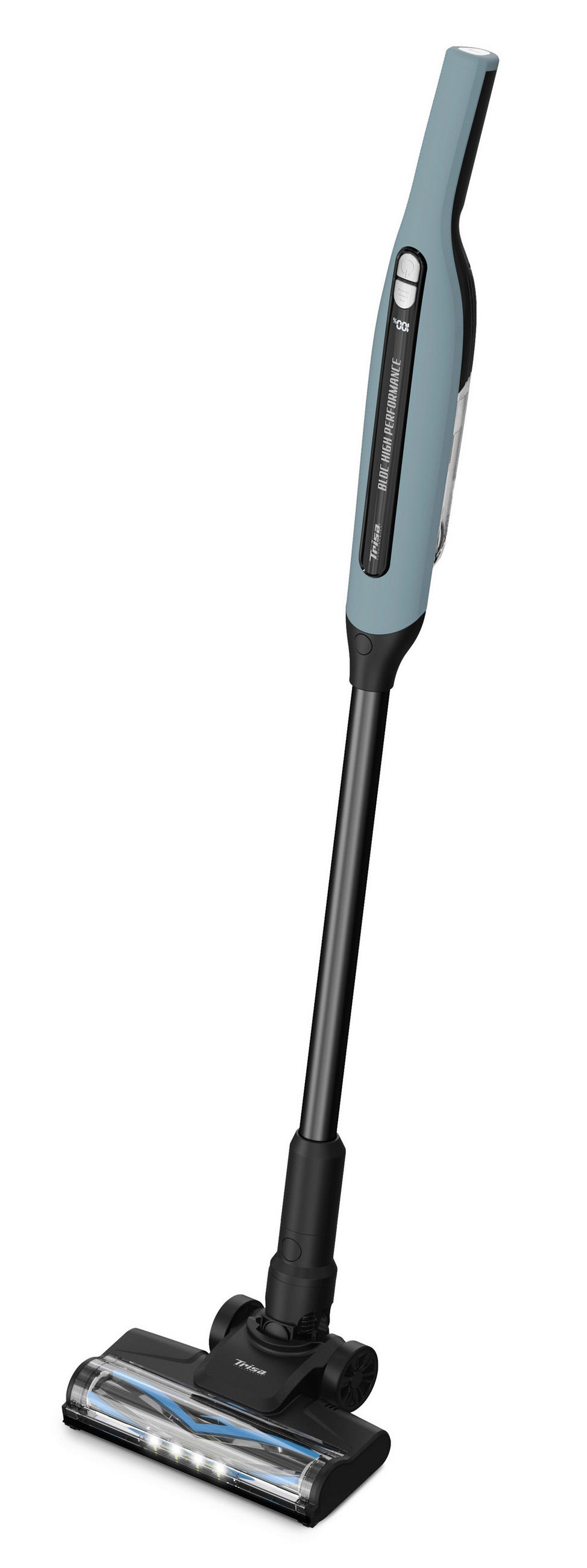 AKKU-HANDSTAUBSAUGER - Graublau, Basics, Kunststoff (45,5/7/8cm) - Trisa Electronics