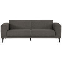 3-SITZER-SOFA OSLO_LZ Webstoff Anthrazit  - Anthrazit/Schwarz, Design, Holz/Textil (218/77/93cm) - MID.YOU