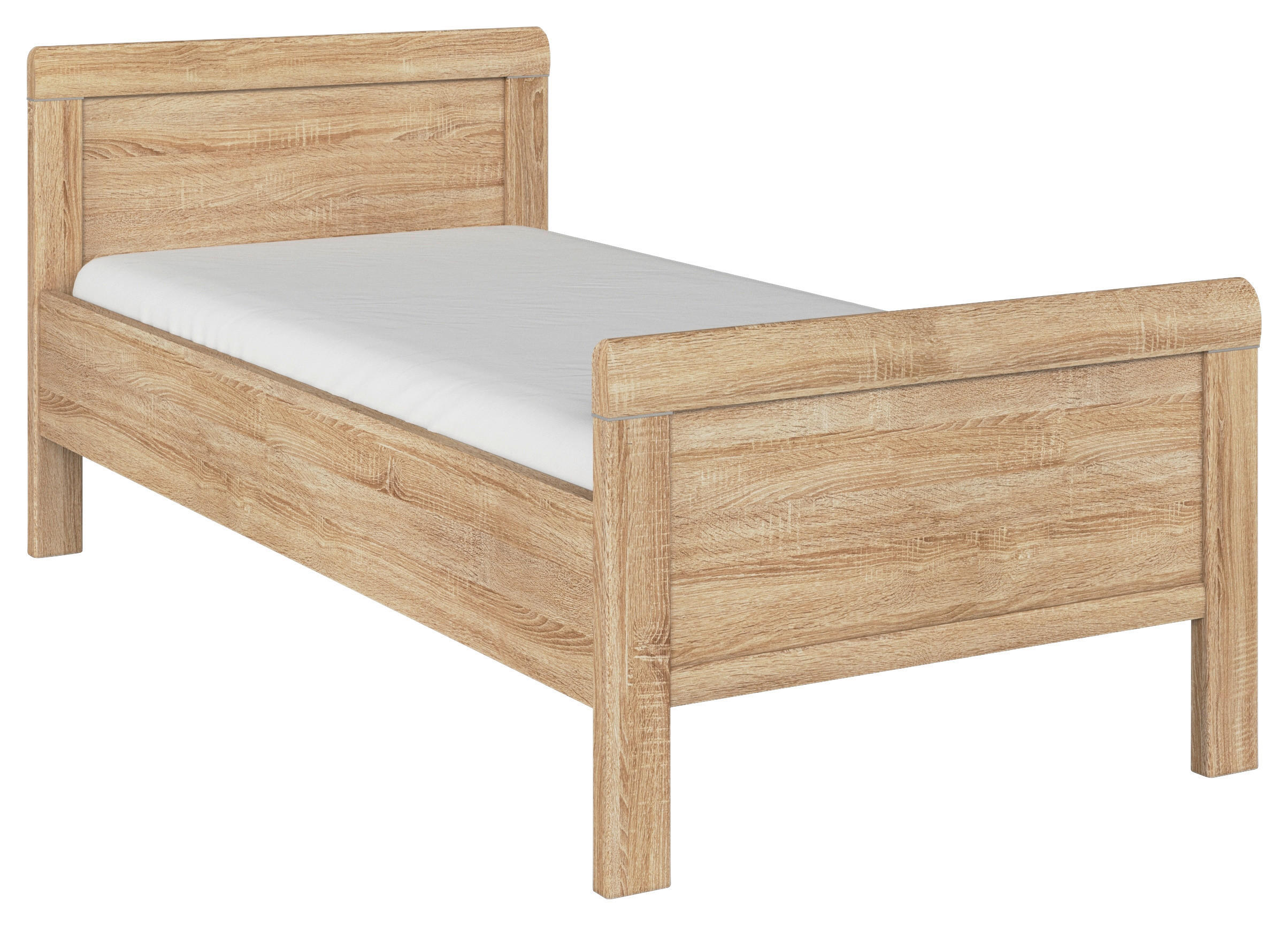 BETT 90/200 cm  in Sonoma Eiche  - Sonoma Eiche, Design (90/200cm) - Novel