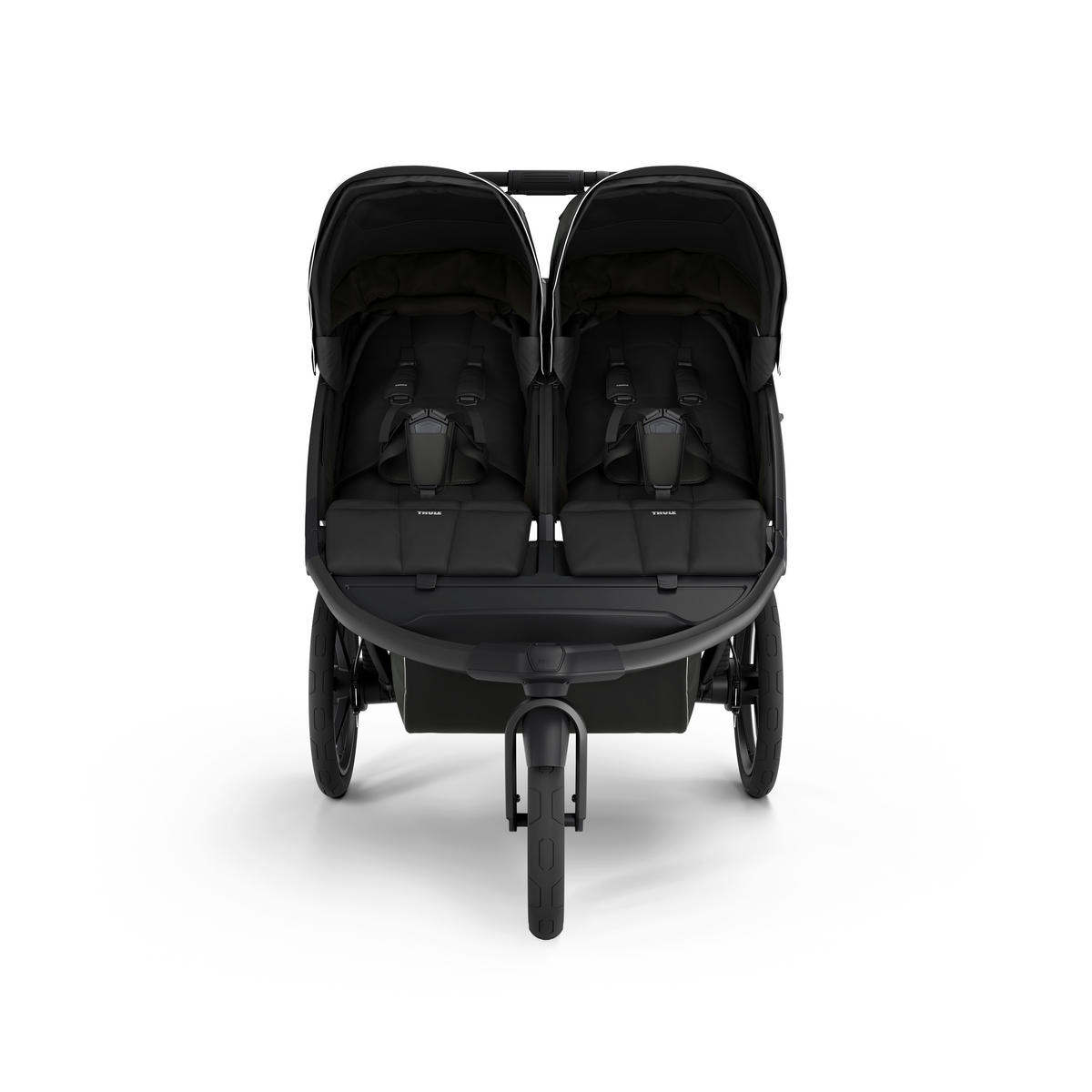 GESCHWISTERWAGEN Urban Glide 3 Double  - Schwarz, Basics, Textil/Metall (95,9/38,3/85,6cm) - Thule