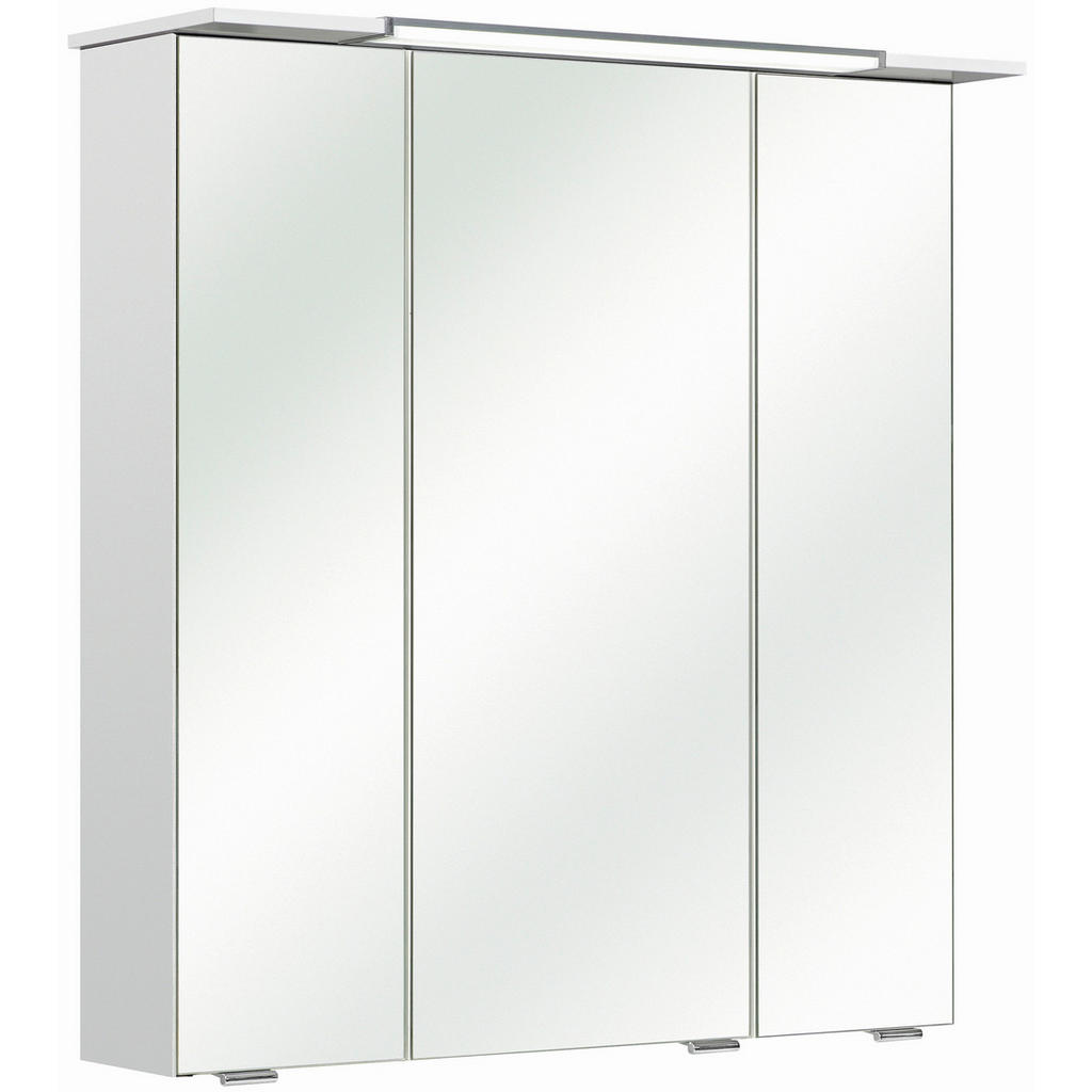 Xora ZRCADLOVÁ SKŘÍŇKA, bílá, 67/71/23,5 cm