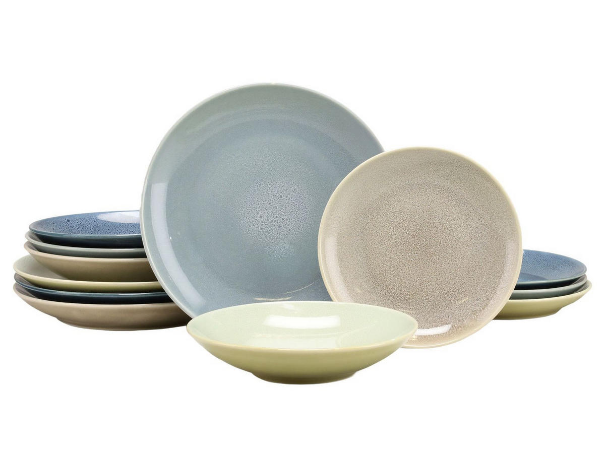 SERVIS 12 delar  - multicolor, Modern, keramik - Creatable