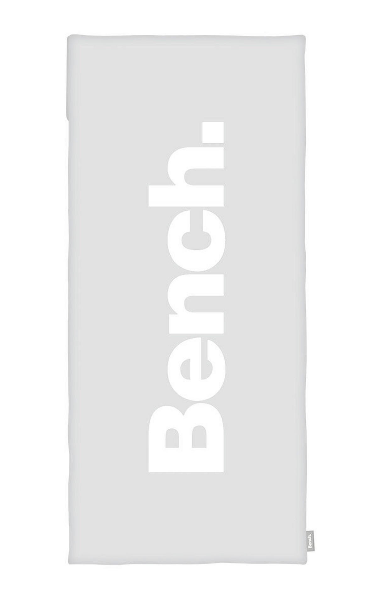 SPORTSKI RUČNIK 50/110 cm  siva, bijela   BENCH  - bijela/siva, Konvencionalno, tekstil (50/110cm) - Bench