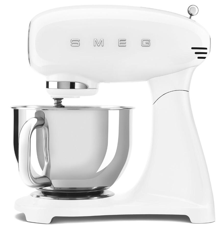 KÜCHENMASCHINE 50's Style  - Alufarben/Weiß, Basics, Kunststoff/Metall (40,5/37,8/22,1cm) - SMEG