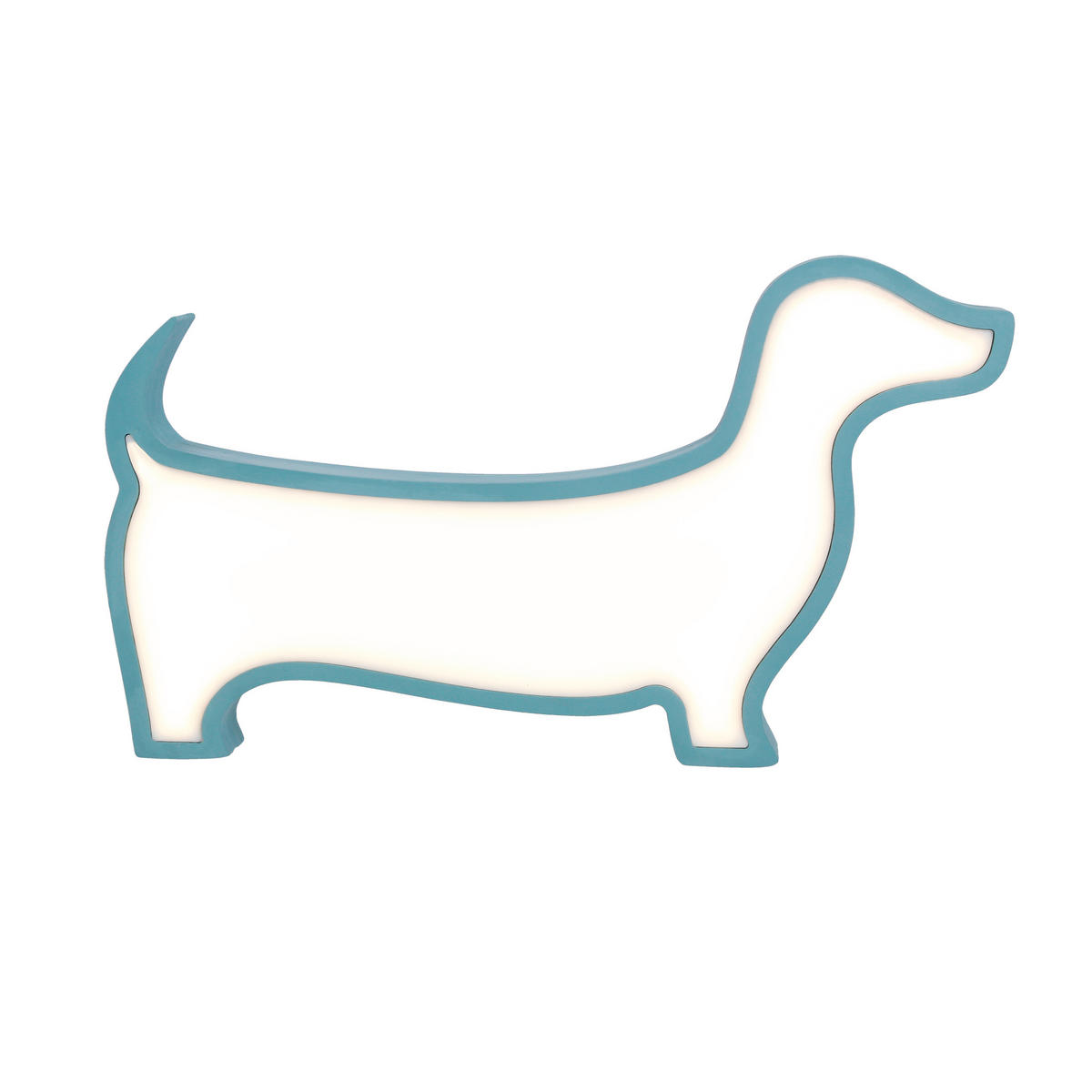 BORDSLAMPA FÖR BARN - blå, Basics, trämaterial/plast (32/3.5/18cm)