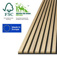 AKUSTIKPANEEL Echtholz acous Professional  - Hellbraun, Design, Holz/Kunststoff (250/57/1.8cm) - Novel