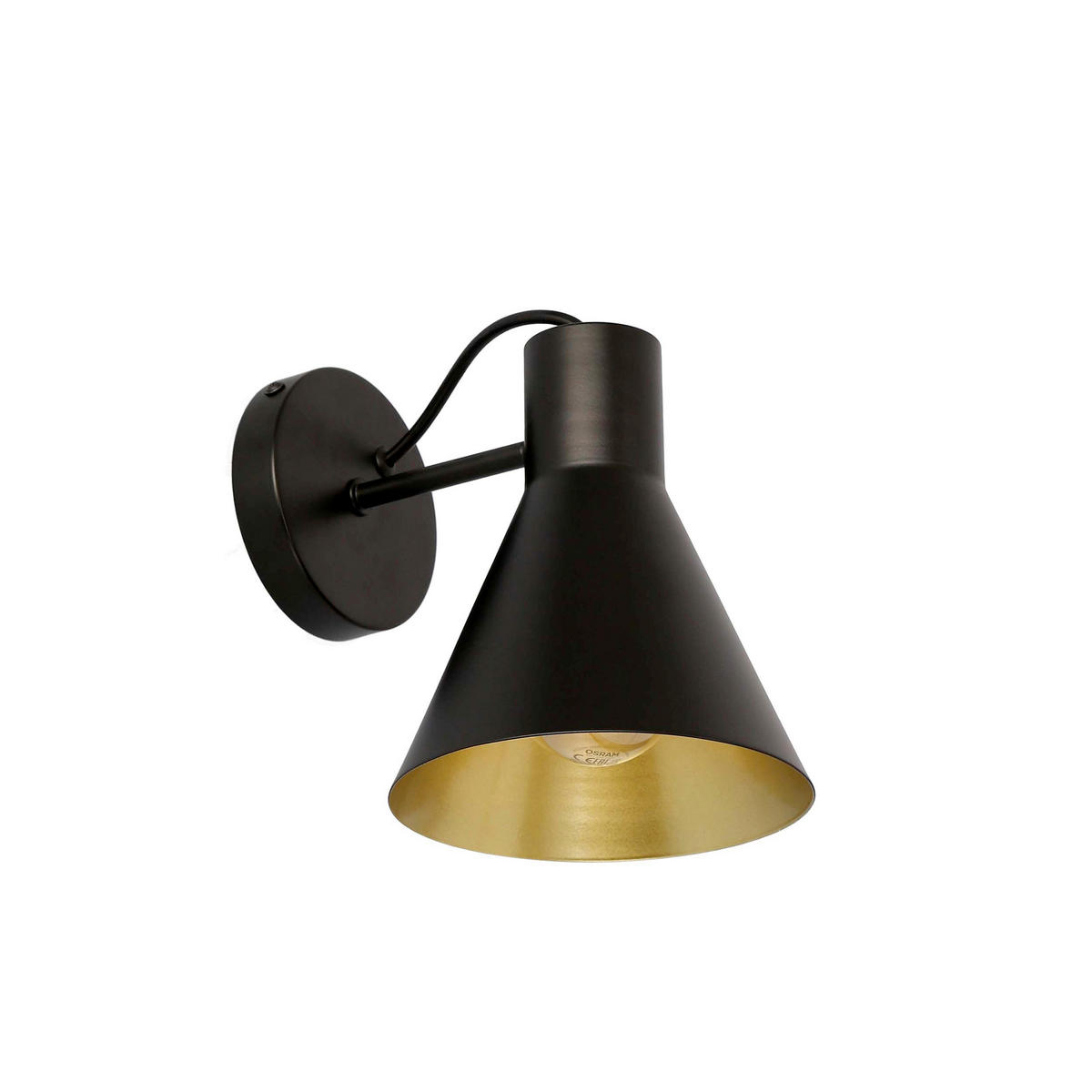 WANDLEUCHTE 15/18/19 cm   - Chromfarben/Edelstahlfarben, Basics, Glas/Metall (15/18/19cm)