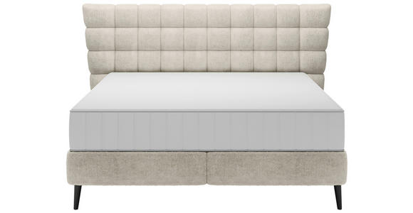 BOXSPRINGBETT 180/200 cm in Creme - Creme/Schwarz, Design, Holz/Holzwerkstoff (180/200cm) - Esposa
