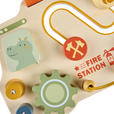 MOTORIKSPIEL Spielbrett Feuerwehr  - Multicolor/Naturfarben, Basics, Holzwerkstoff/Textil (24,5/16/5cm) - My Baby Lou