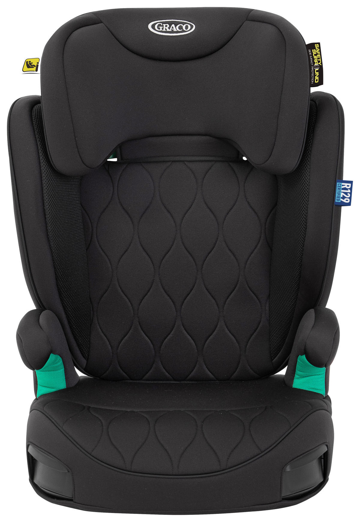 KINDERAUTOSITZ Affix R129  - Schwarz, Basics, Kunststoff/Textil (39/46,3/64,5-85,5cm) - Graco