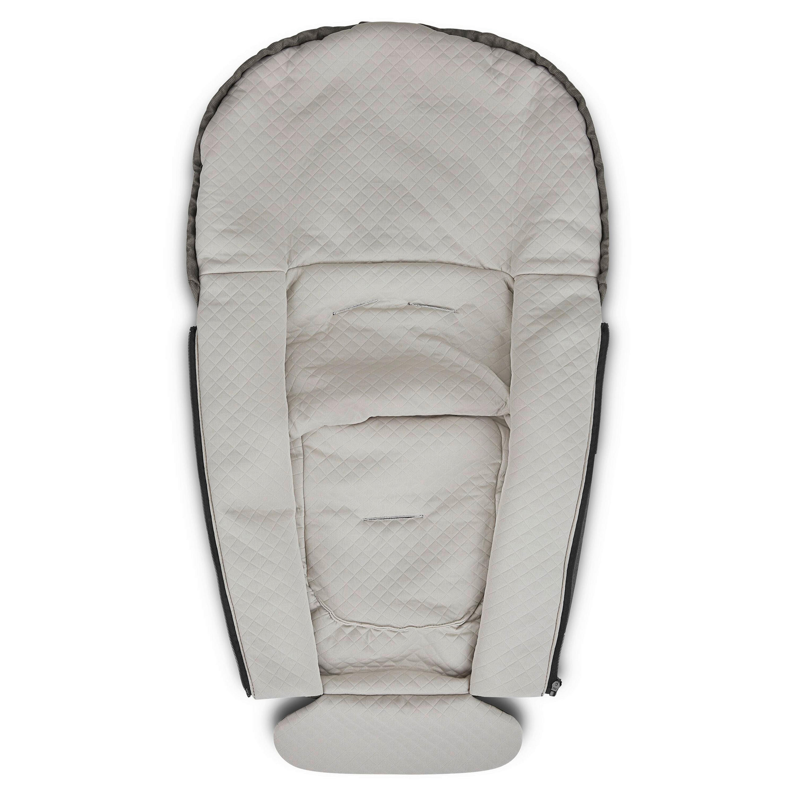 BABYSCHALEN-FUßSACK DIAMOND EDITION  - Graubraun/Creme, Basics, Textil (30/72/3cm) - ABC Design