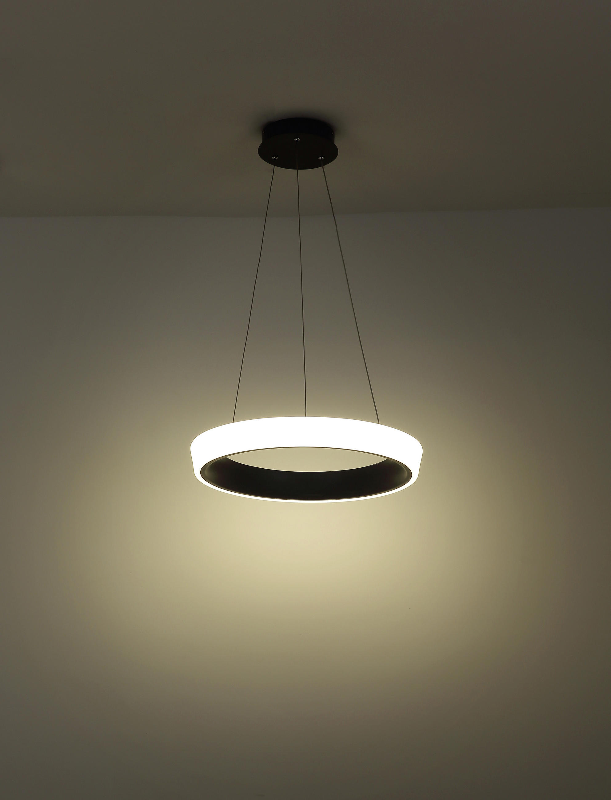 LED-HÄNGELEUCHTE Tabano 50/120 cm   - Anthrazit/Opal, Basics, Kunststoff/Metall (50/120cm) - Globo