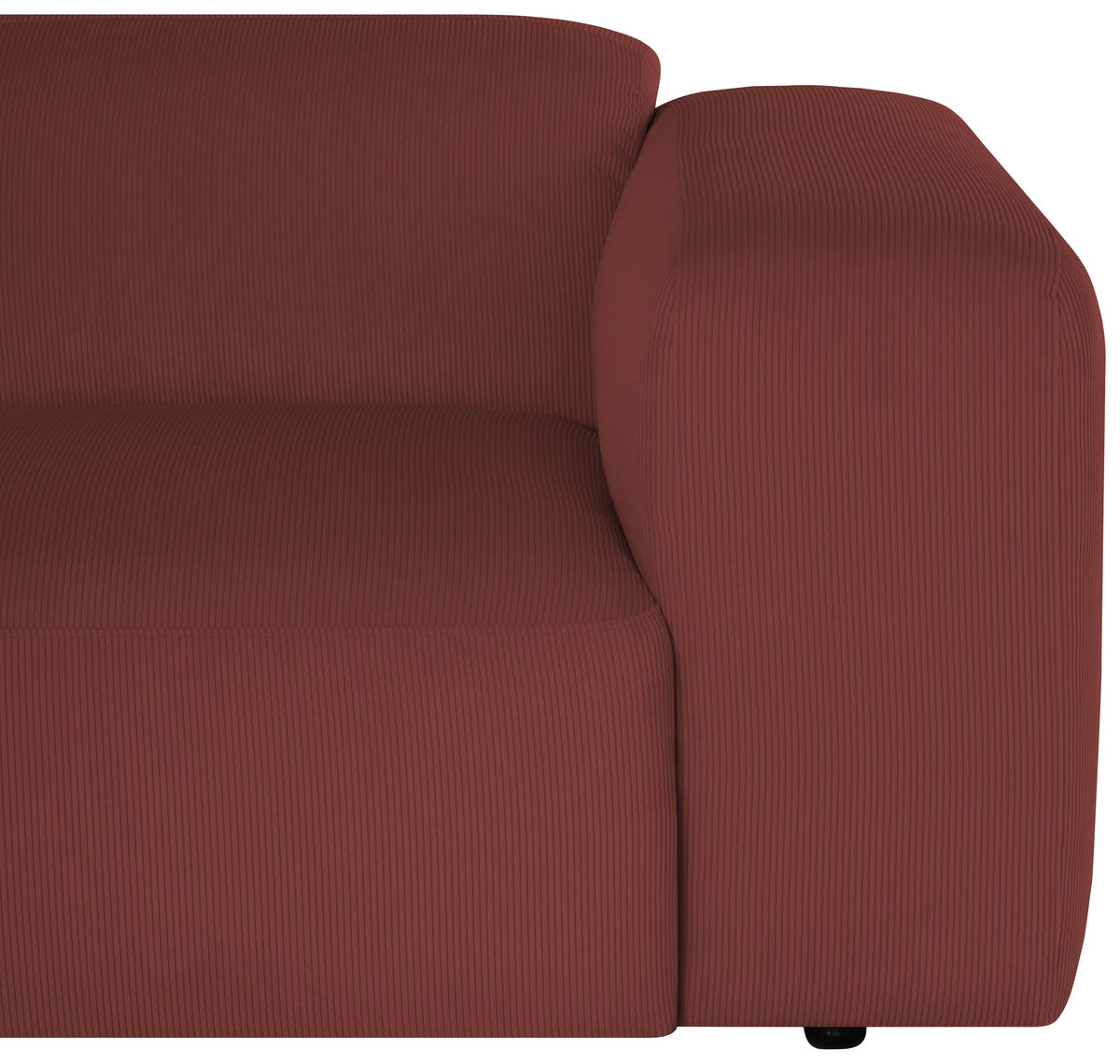 HÖRNSOFFA i manchester röd  - röd/svart, Design, textil/plast (170/252cm) - MID.YOU