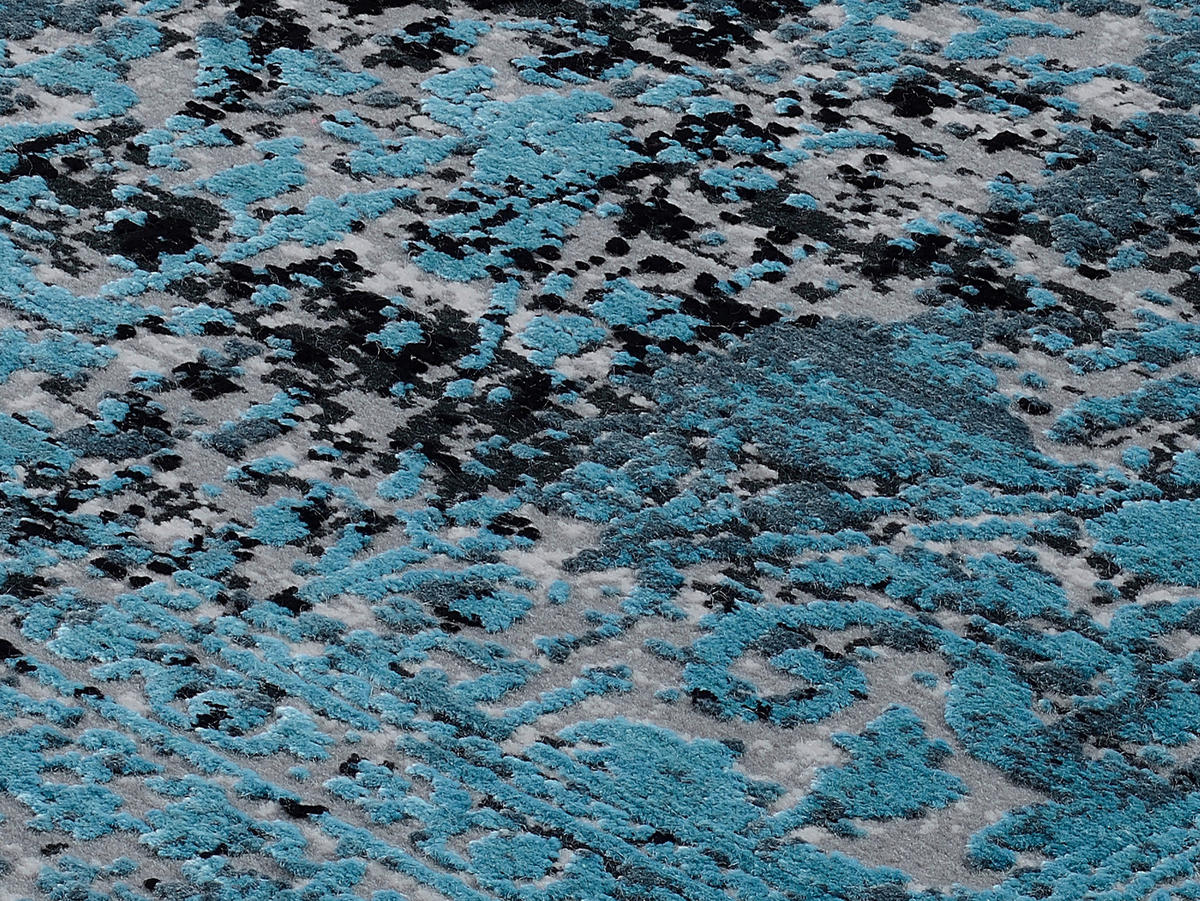 VINTAGE-TEPPICH 67/130 cm Blau  - Blau, Design, Textil (67/130cm) - Dieter Knoll