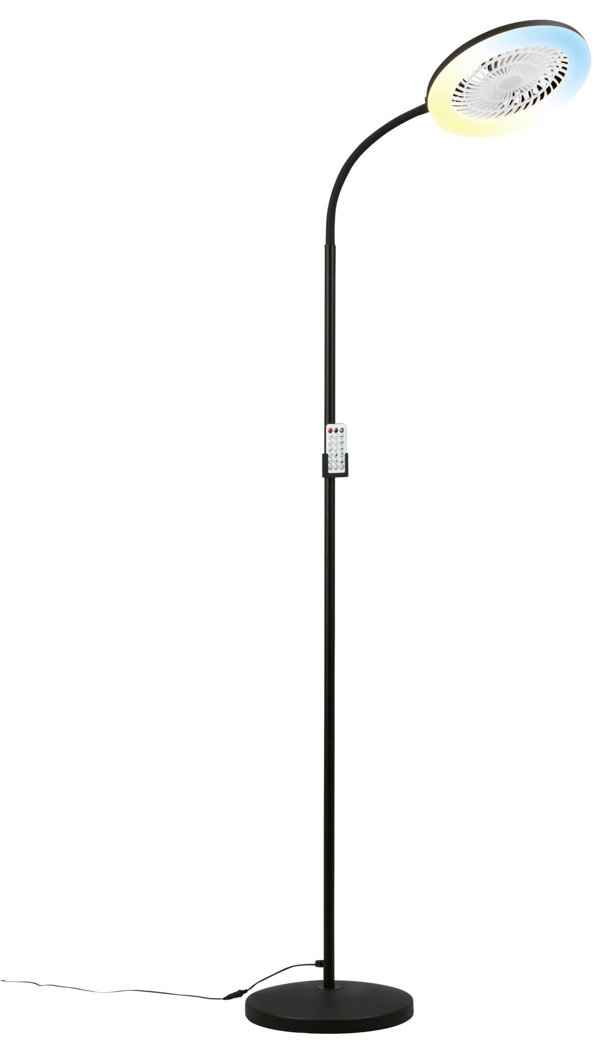 STOJANOVÝ VENTILÁTOR - čierna, Design, kov/plast (28/1850cm)
