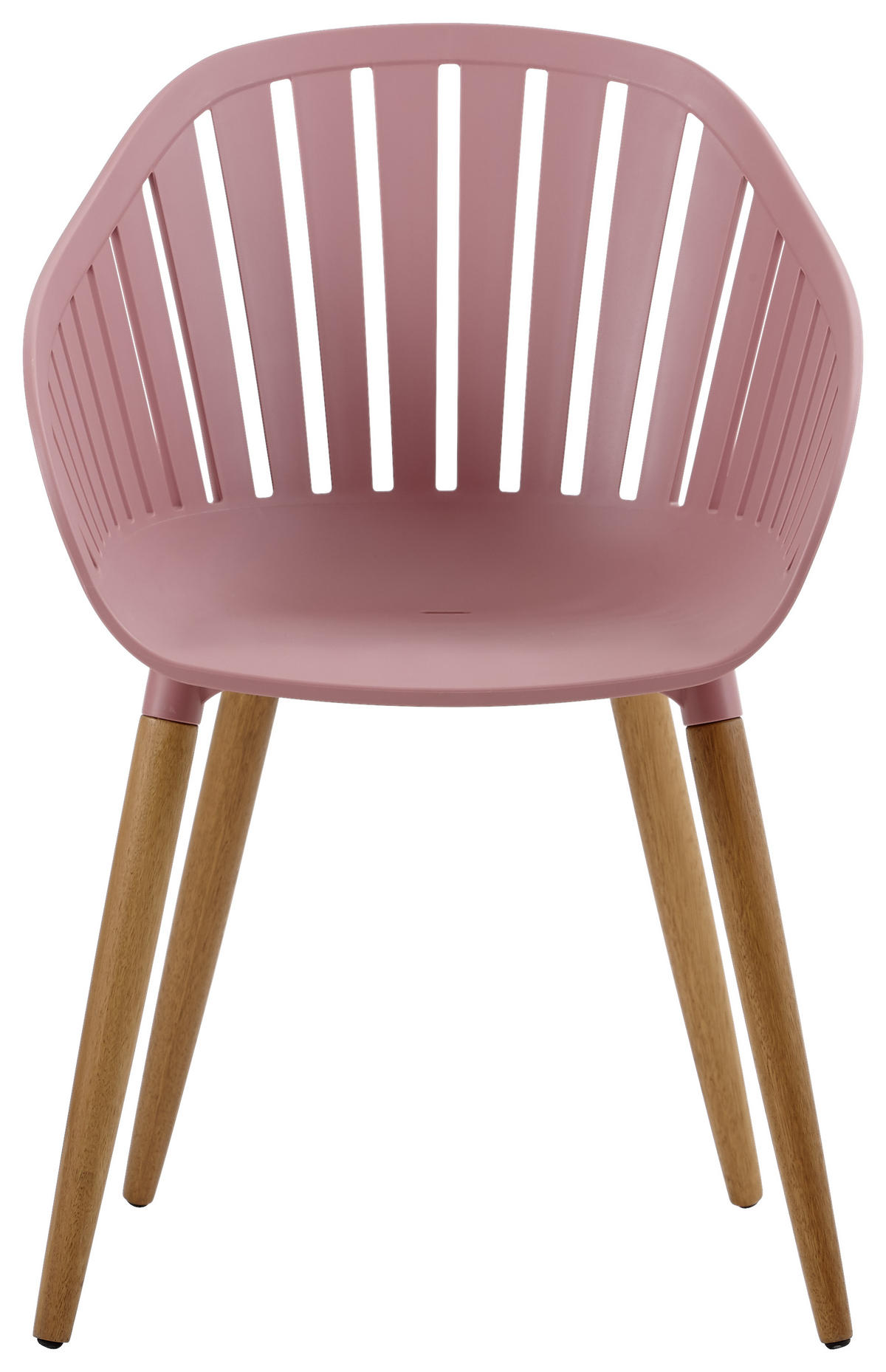 GARTENSESSEL Kunststoff Naturfarben, Rosa  - Naturfarben/Rosa, Natur, Holz/Kunststoff (54/80/55cm) - Ambia Garden