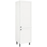 GESCHIRRSCHRANK 60/216,6/58 cm  in Weiß  - Schwarz/Weiß, MODERN, Holzwerkstoff/Metall (60/216,6/58cm) - Nobilia