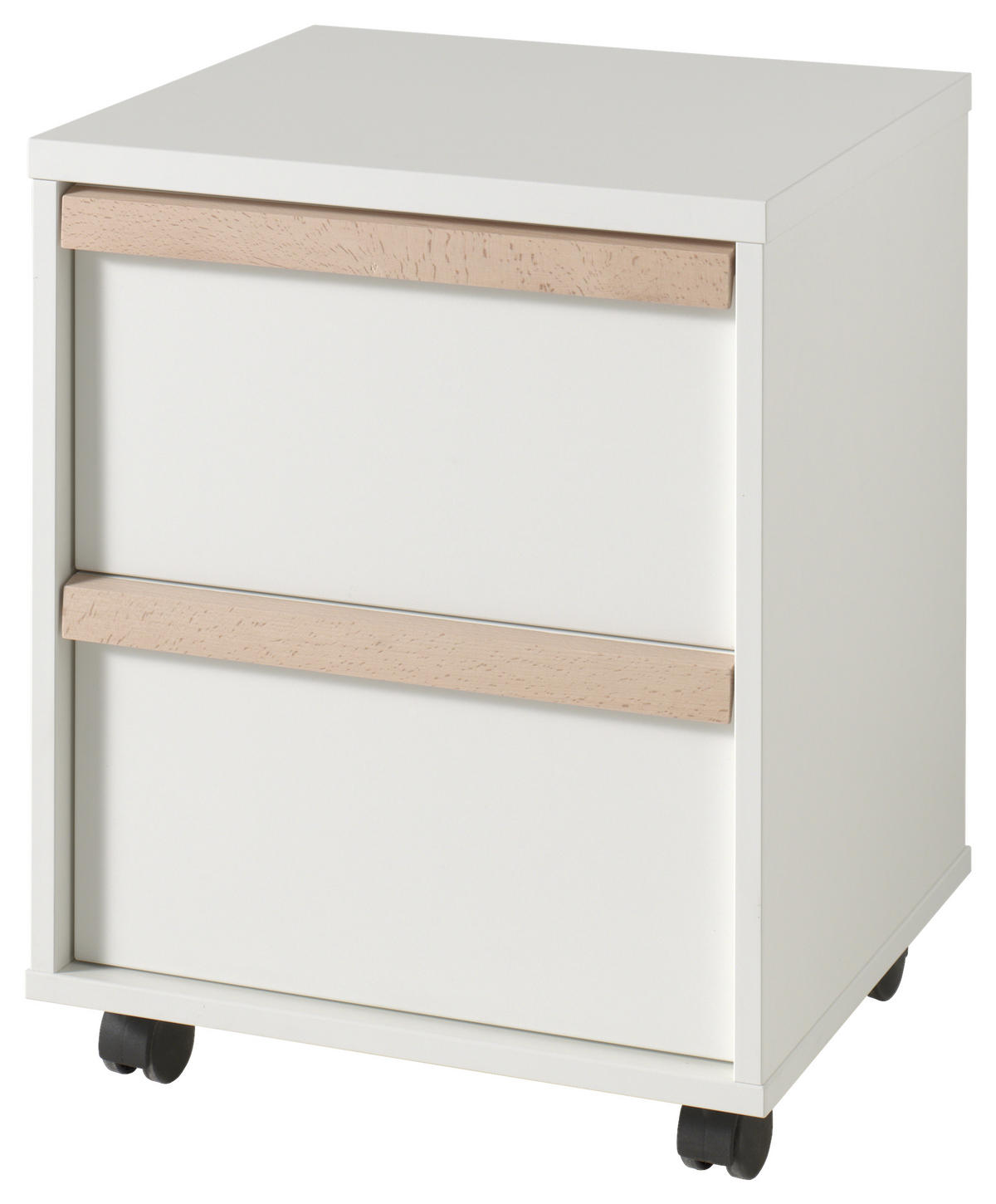 ROLLCONTAINER 48,1/60/44 cm  - Buchefarben/Weiß, MODERN, Holz/Holzwerkstoff (48,1/60/44cm) - MID.YOU