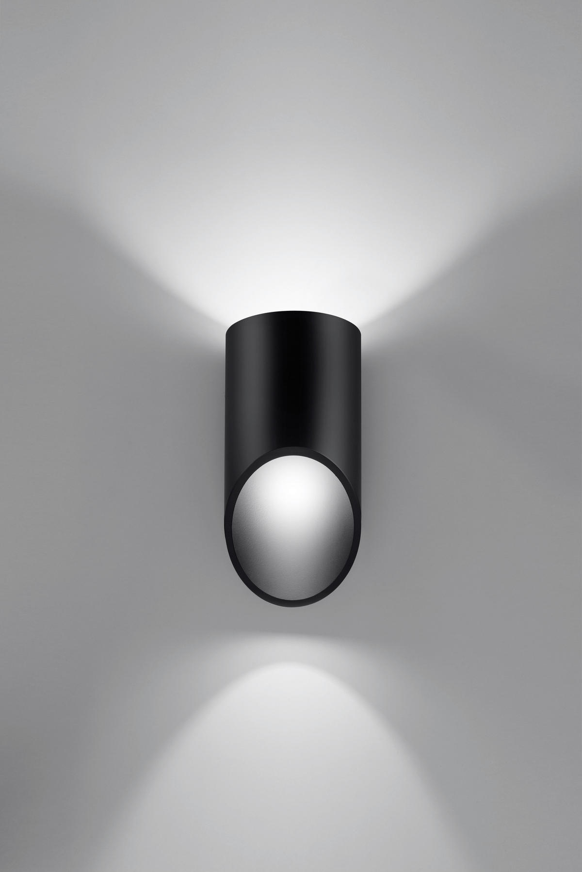 WANDLEUCHTE Penne 10/12/20 cm   - Schwarz, Design, Metall (10/12/20cm)
