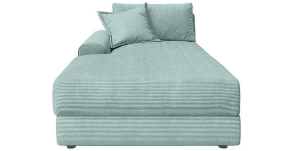 BIGSOFA Cord Salbeigrün  - Salbeigrün/Schwarz, MODERN, Kunststoff/Textil (117/93/190cm) - Carryhome