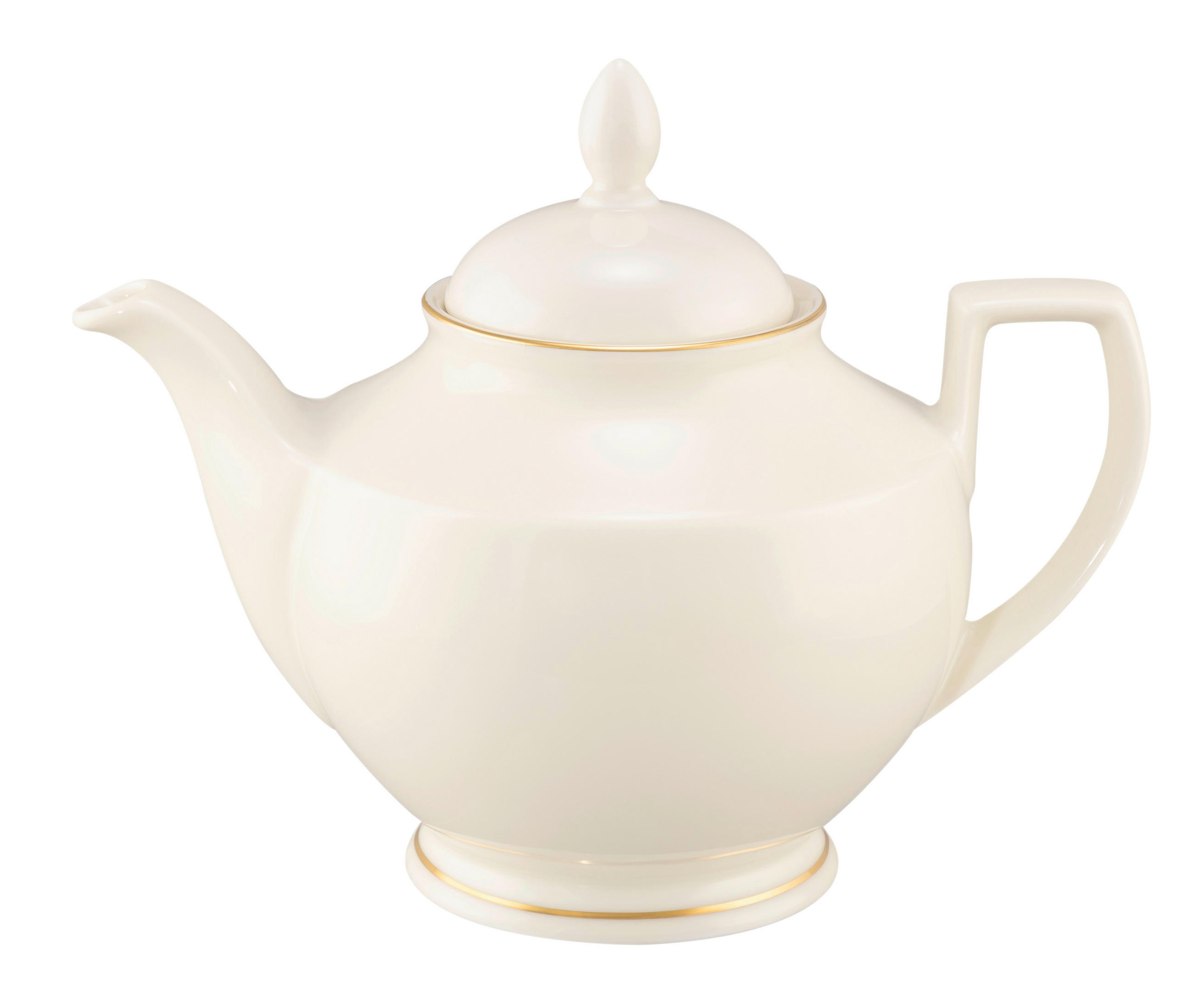 TEÁSKANNA 1,2 l  - krémszínű/aranyszínű, Basics, kerámia (1,2l) - Seltmann Weiden