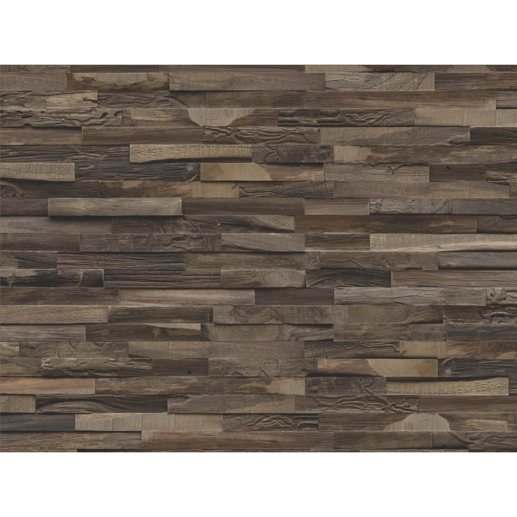 Thumbnail - Xxxl Wandverkleidung Teak Elegance, Dunkelbraun, Holz, Teakholz, Holz, 20x2x50 cm, Küchen, Küchenausstattung, Küchenrück...