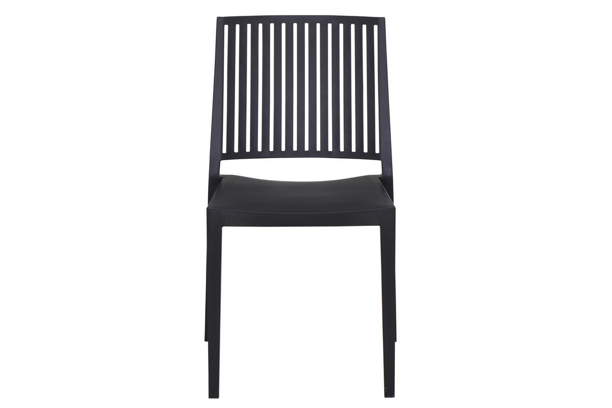 GARTENGARNITUR 3-teilig Stahl  - Anthrazit, Basics, Kunststoff/Metall (70/80/70cm) - Siena Garden