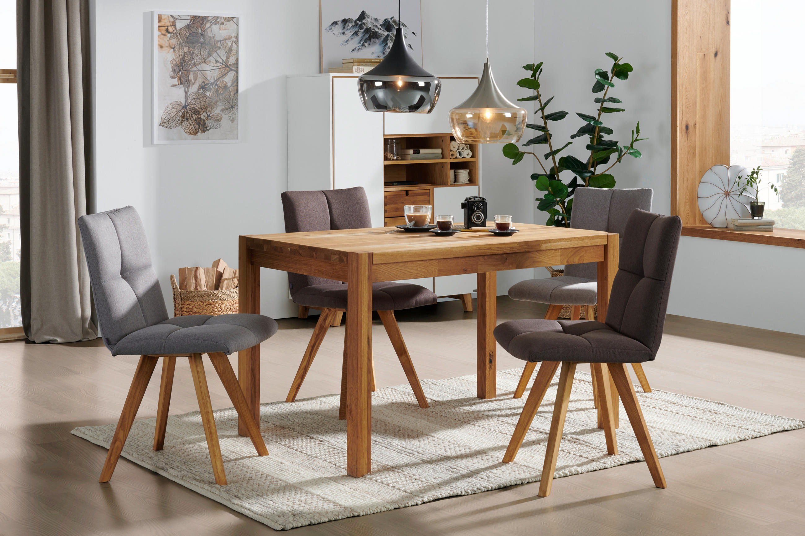 JÍDELNÍ STŮL, divoký dub, barvy dubu, 120/80/75 cm - barvy dubu, Konvenční, dřevo (120/80/75cm) - Carryhome