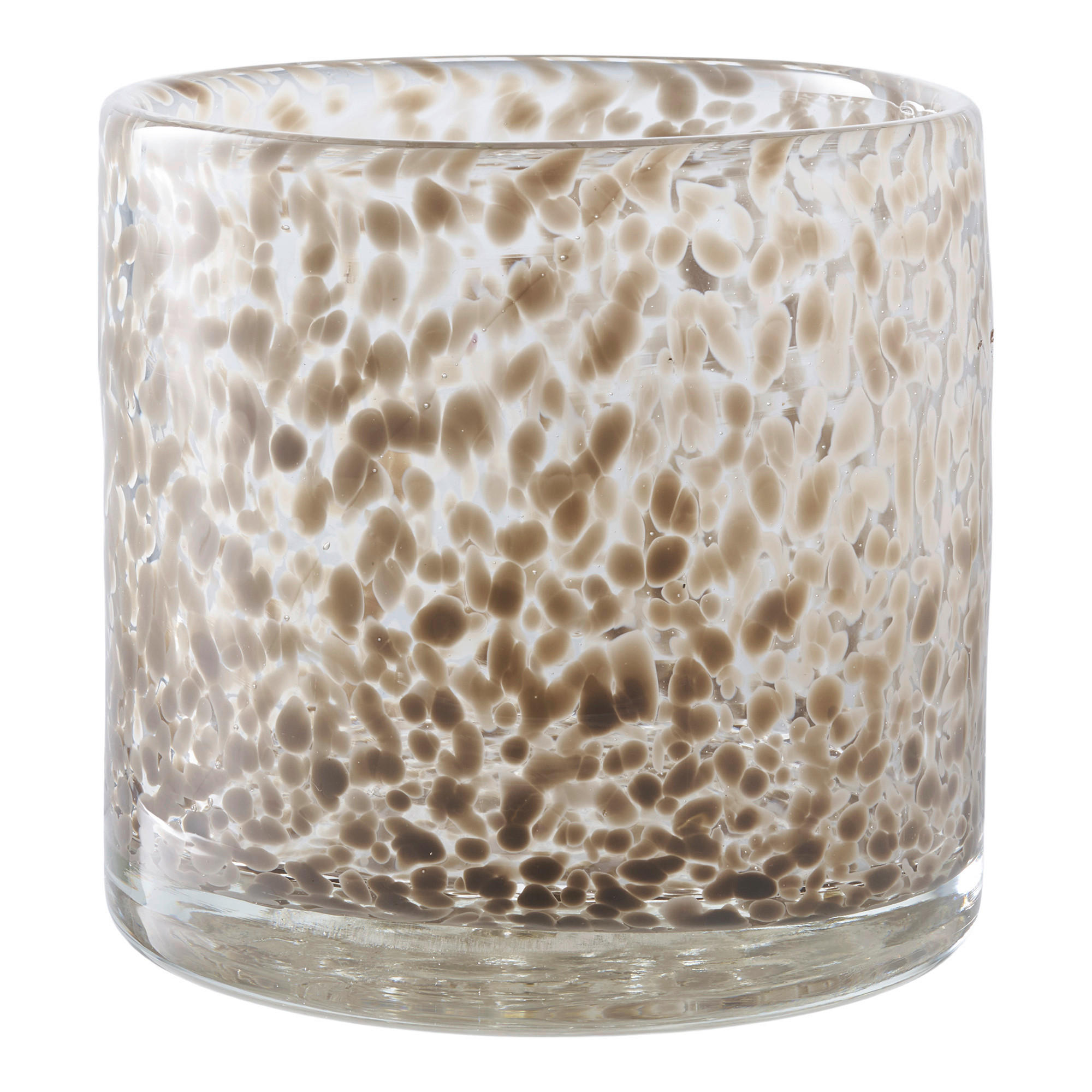 KERZENHALTER - Hellbraun, Basics, Glas (12/11,5cm) - Sonax