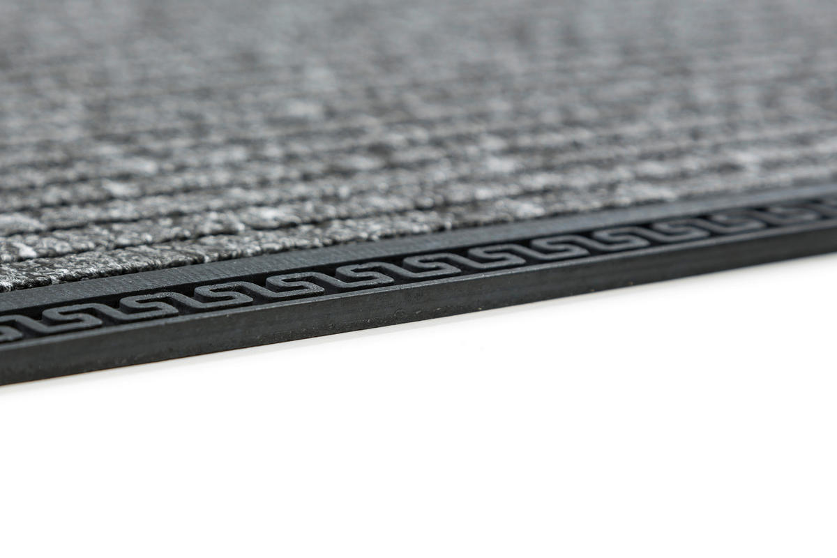 FUßMATTE 40/70 cm Border Star  - Grau, KONVENTIONELL, Textil (40/70cm) - Esposa