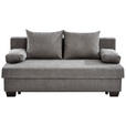 SCHLAFSOFA Flachgewebe Grau  - Grau, KONVENTIONELL, Holz/Textil (200/88/102cm) - Xora