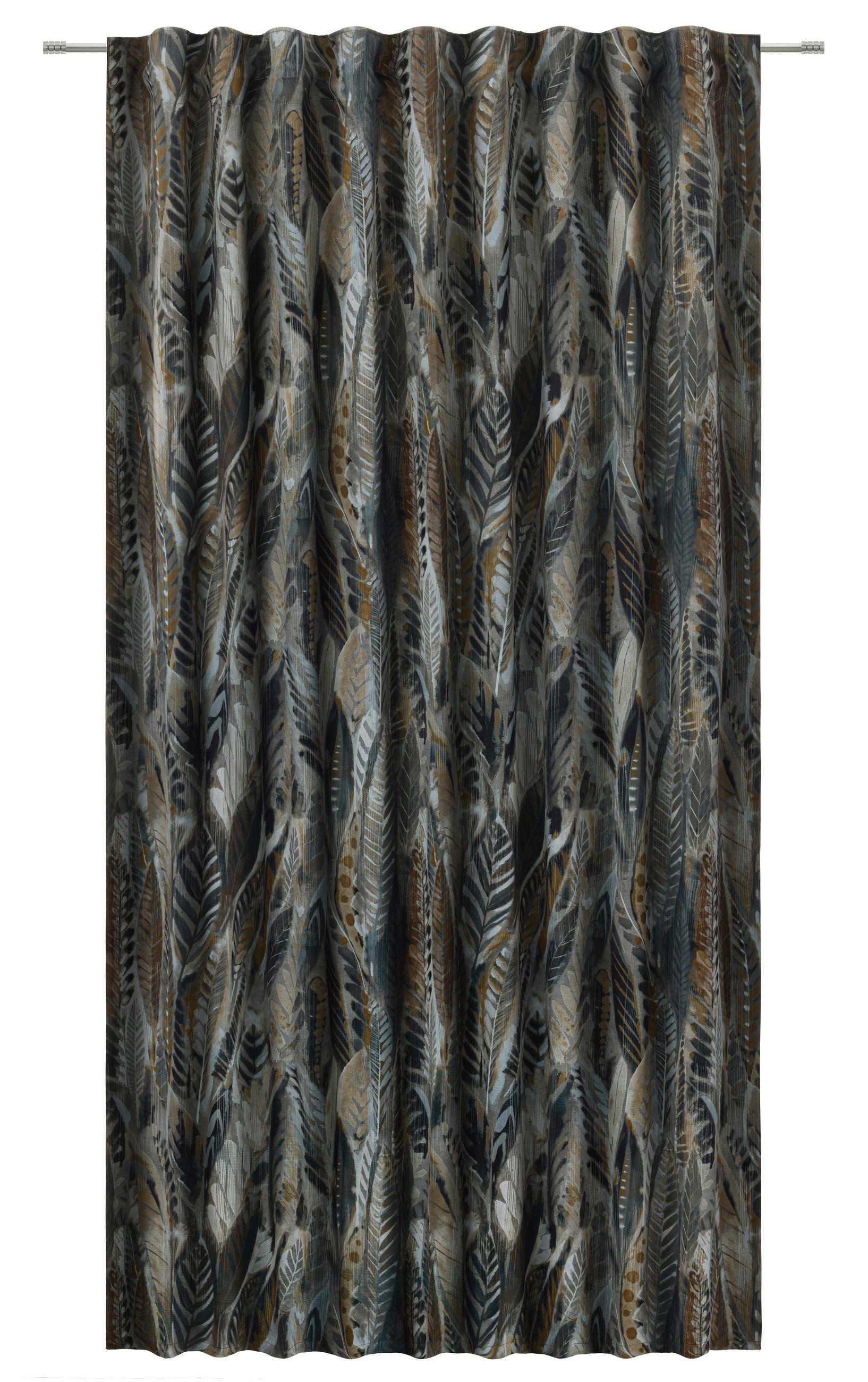 FERTIGVORHANG Verdunkelung  - Olivgrün, Trend, Textil (140/245cm) - Esposa