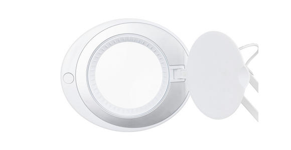 SCHREIBTISCHLEUCHTE Zaniah 60/15,8/33 cm  - Weiß, Basics, Kunststoff/Metall (60/15,8/33cm) - Novel