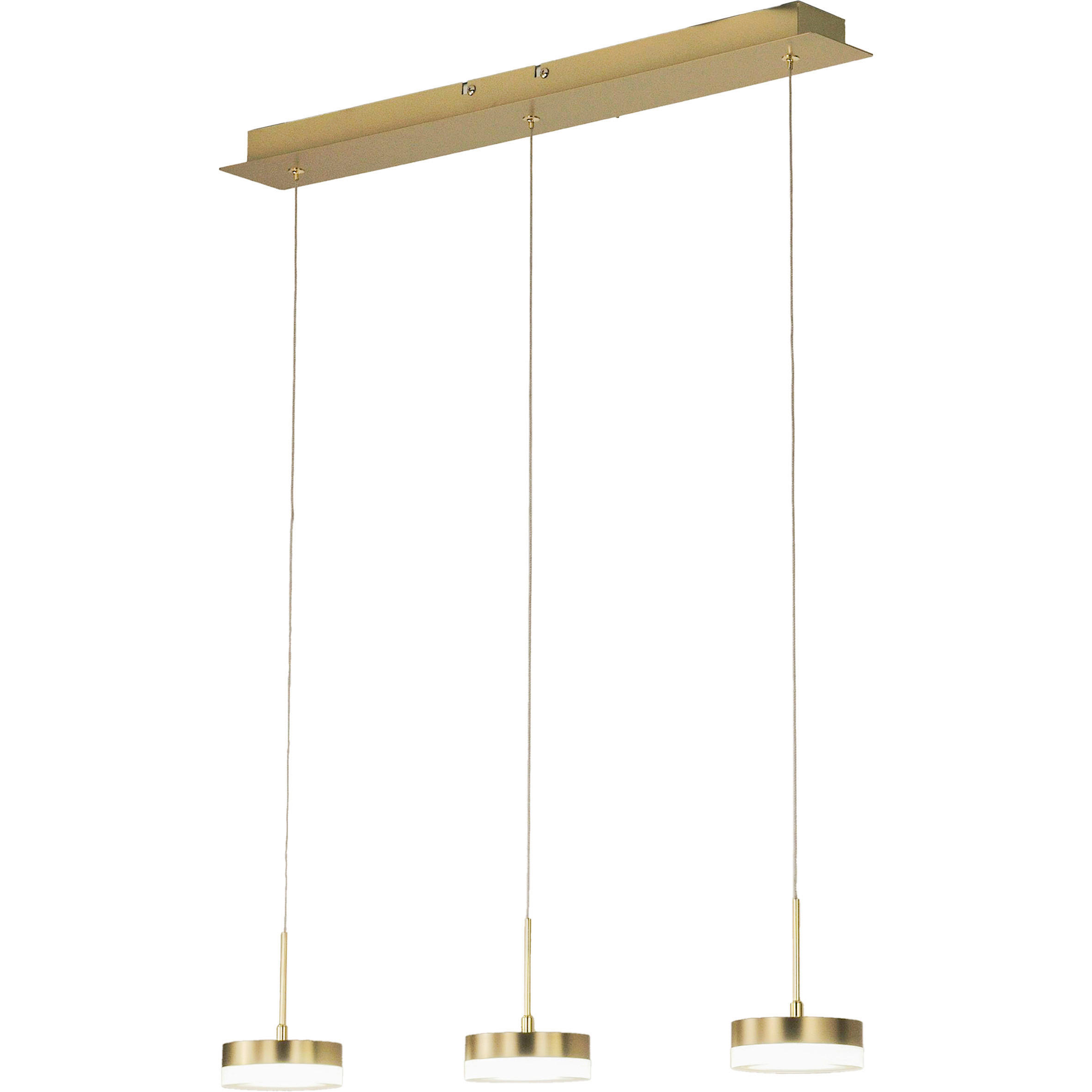 LED-PENDELLEUCHTE Dunk 65/8/200 cm  - Design, Metall (65/8/200cm) - Fabas Luce