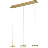 LED-PENDELLEUCHTE Dunk 65/8/200 cm  - Design, Metall (65/8/200cm) - Fabas Luce