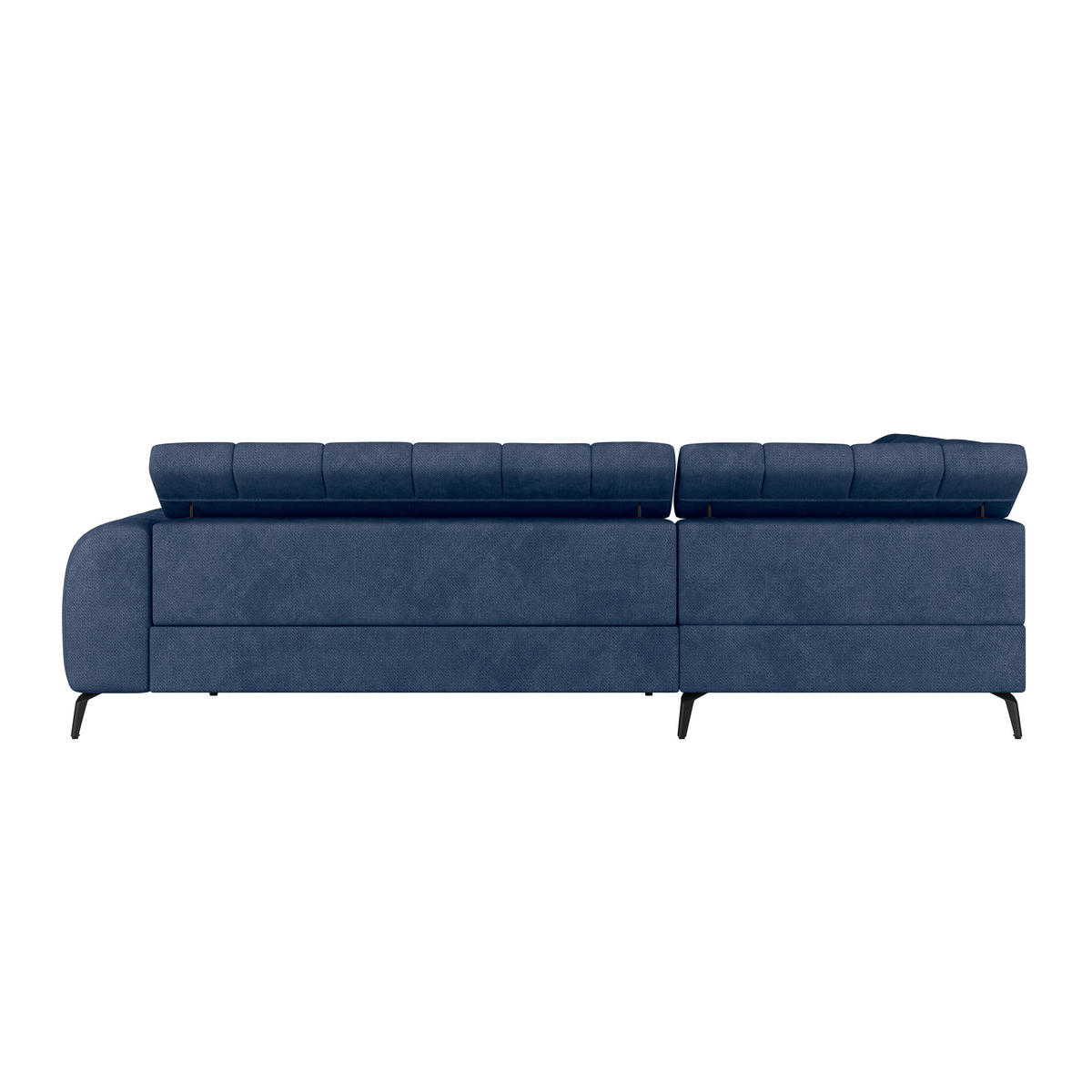 ECKSOFA in Blau  - Blau/Schwarz, Trend, Kunststoff/Textil (203/261cm) - Livetastic