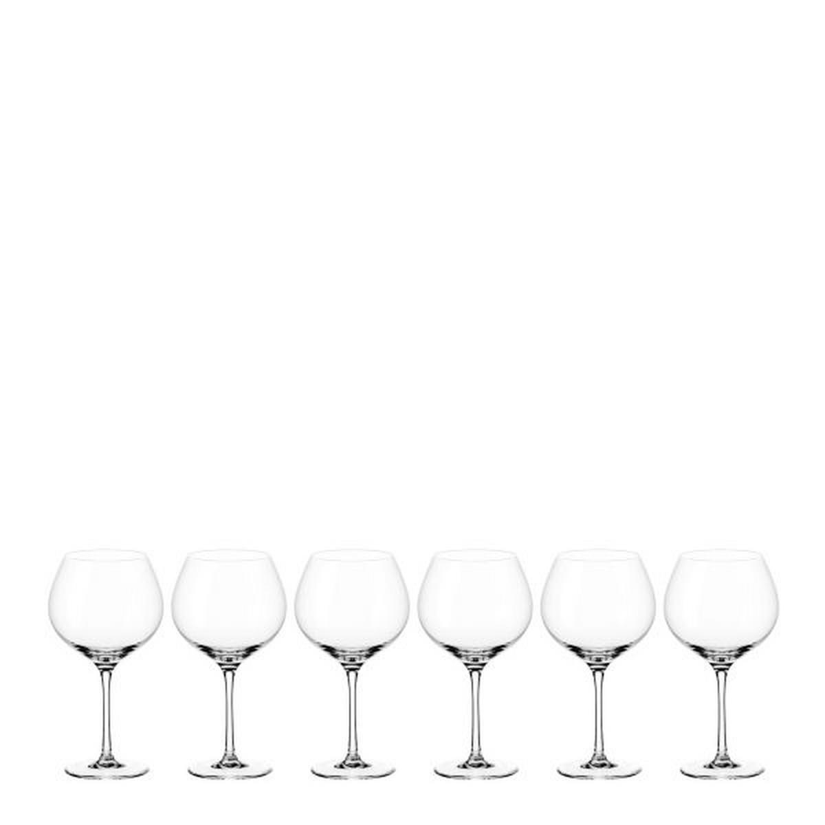 GLÄSERSET Ciao+ 6-teilig  - Klar, Basics, Glas (34,8/21,4/23,2cm) - Leonardo