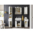 BADEZIMMER  in  - Chromfarben/Schwarz, Basics, Holzwerkstoff/Kunststoff (166/196/33cm) - Xora