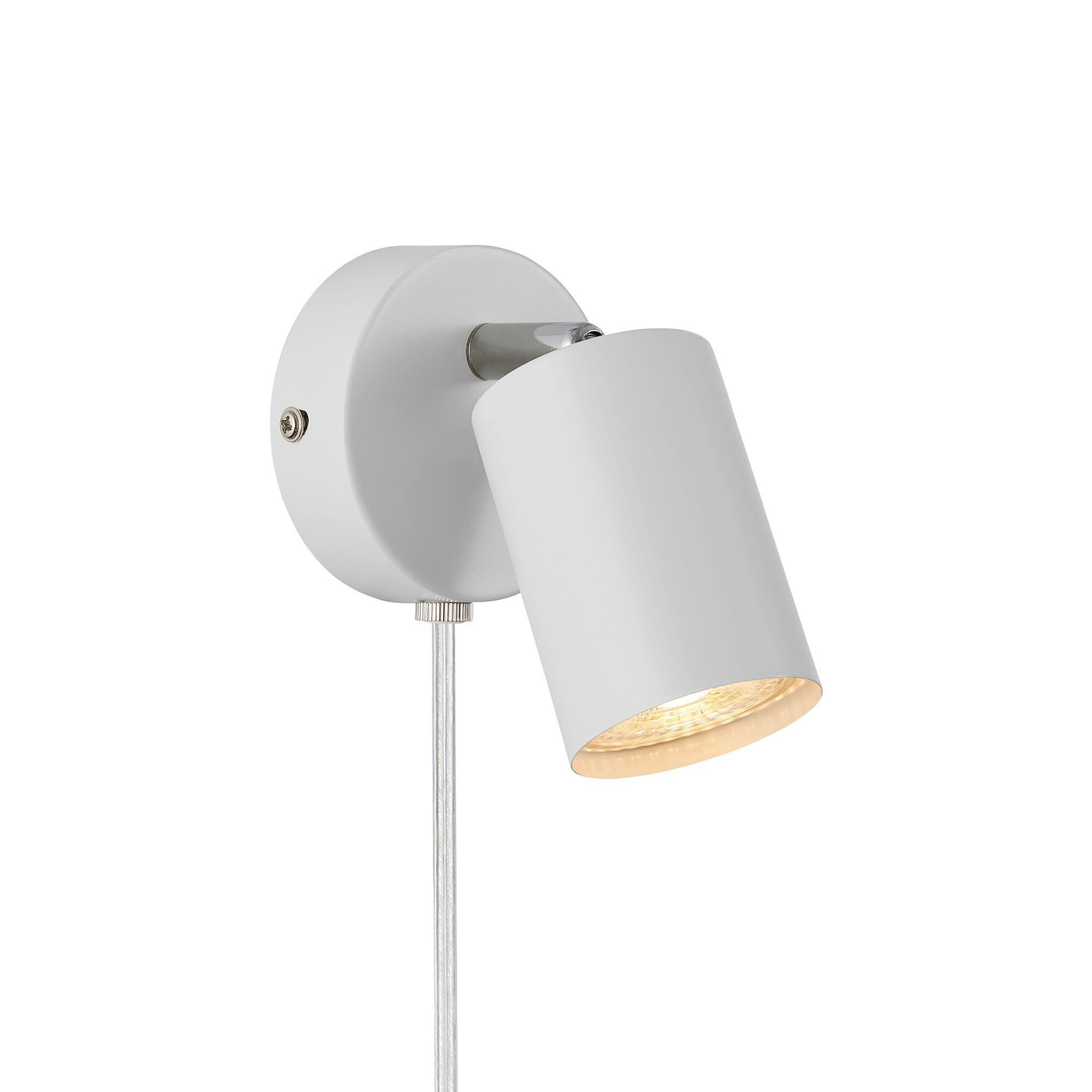 WANDLEUCHTE Explore 11.5/8/8 cm  - Weiß, Design, Metall (11.5/8/8cm) - Nordlux