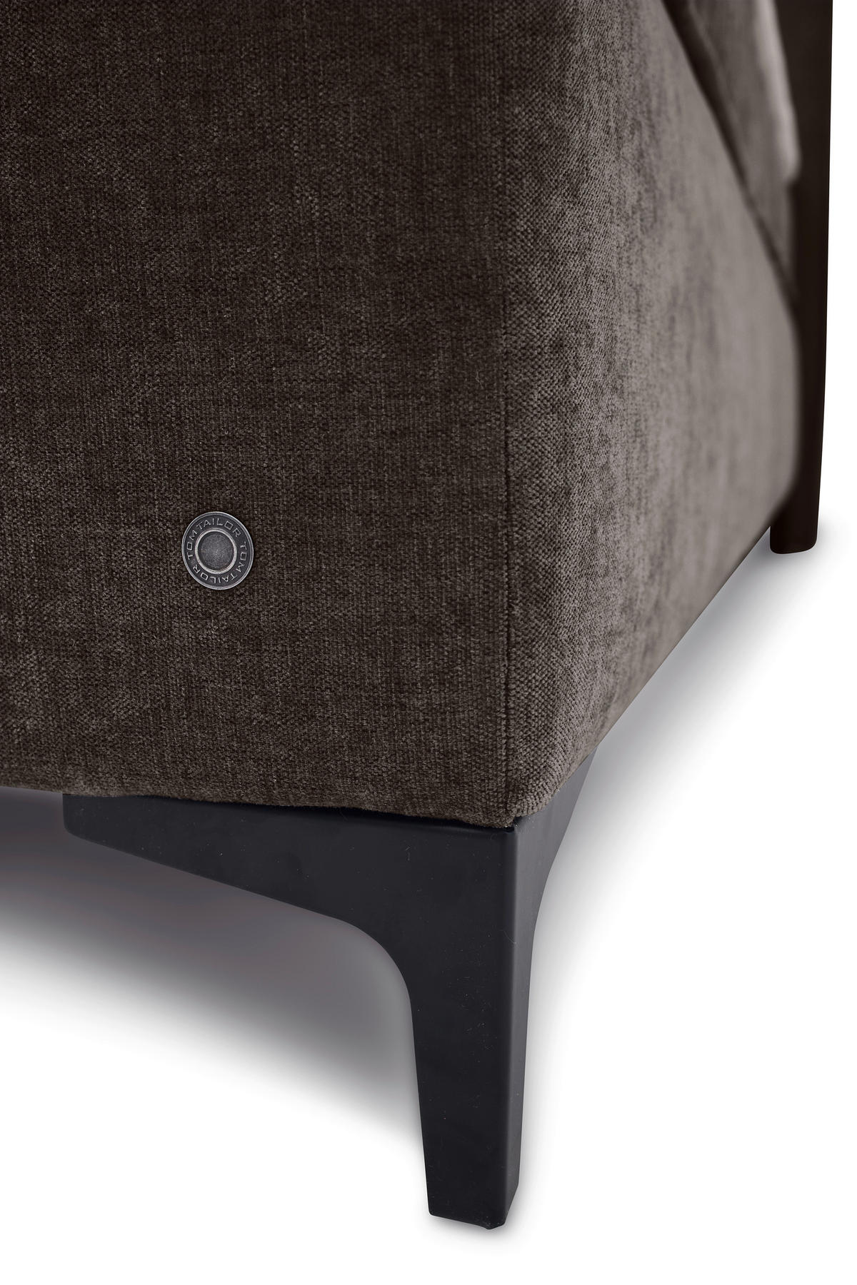 BOXSPRINGBETT 120/200 cm,  in Grau, Matratze, Topper, H3 = fest  - Schwarz/Grau, Design, Textil/Metall (120/200cm) - Tom Tailor