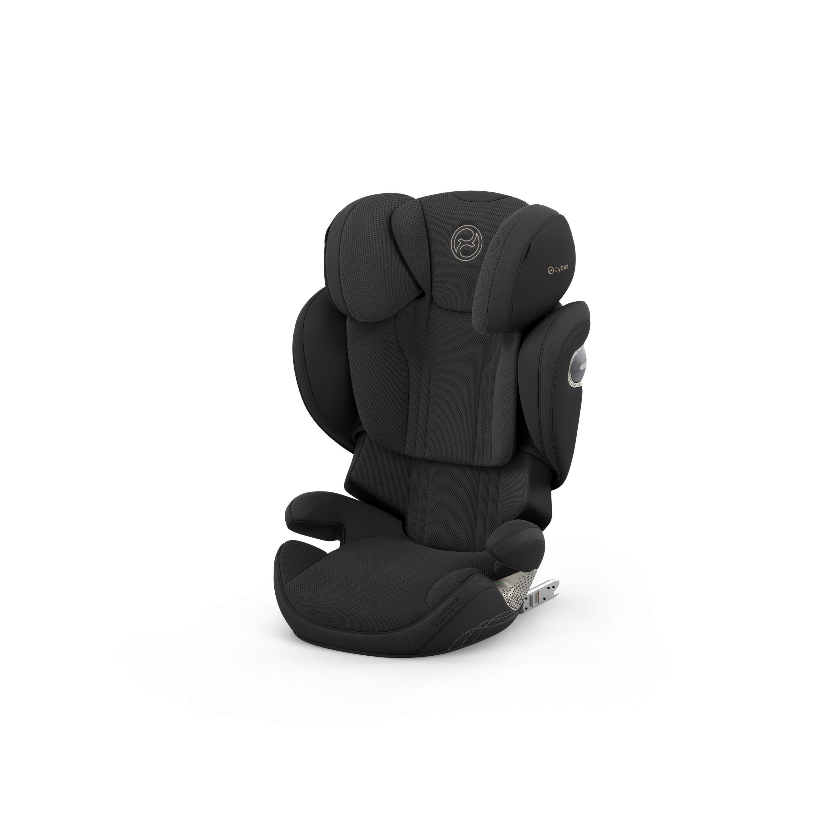 KINDERAUTOSITZ Solution S Style Sepia Black   - Schwarz, Basics, Kunststoff/Textil (42/49,5/61cm) - cybex PLATINUM