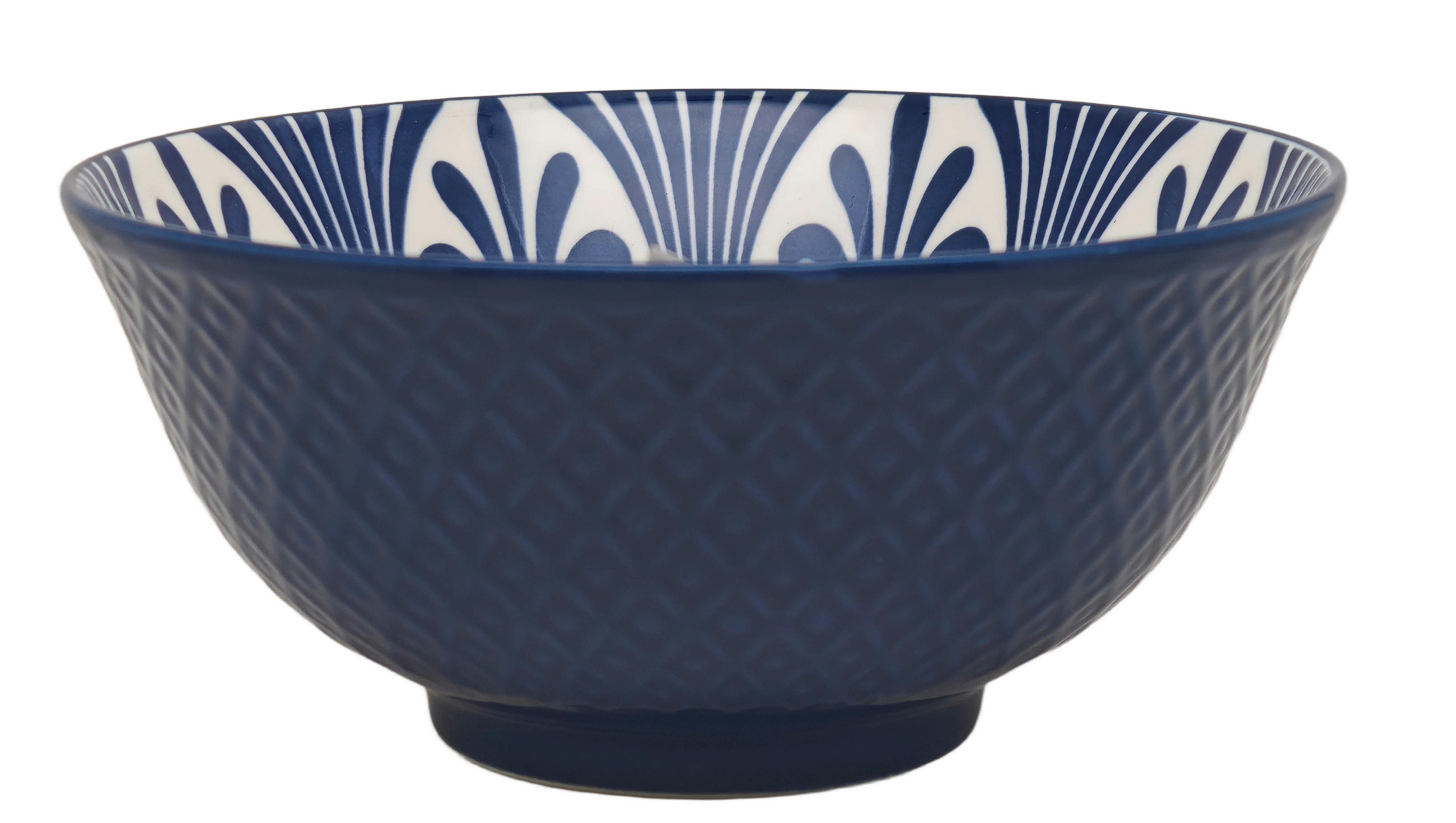 Bol Pentru Cereale  - albastru, Trend, ceramică (15,7/7,3cm) - Novel