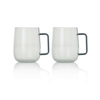 TEEGLÄSERSET  2-teilig  - Grau, Basics, Glas (9,0/12,5cm) - AdHoc