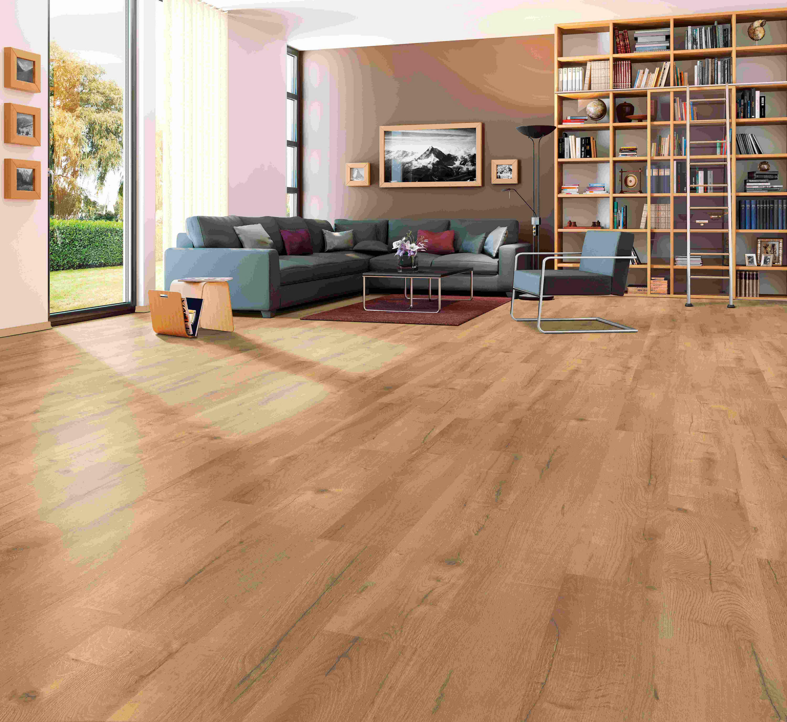 LAMINATBODEN Stubai Eiche  per  m² - Eichefarben, KONVENTIONELL, Holzwerkstoff (129,2/19,3/0,8cm) - Venda